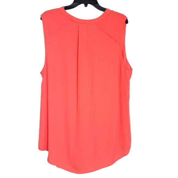NEW Torrid Harper Georgette Sleeveless Blouse Neon Fiesta Plus Size‎ 1X Women - Picture 5 of 13